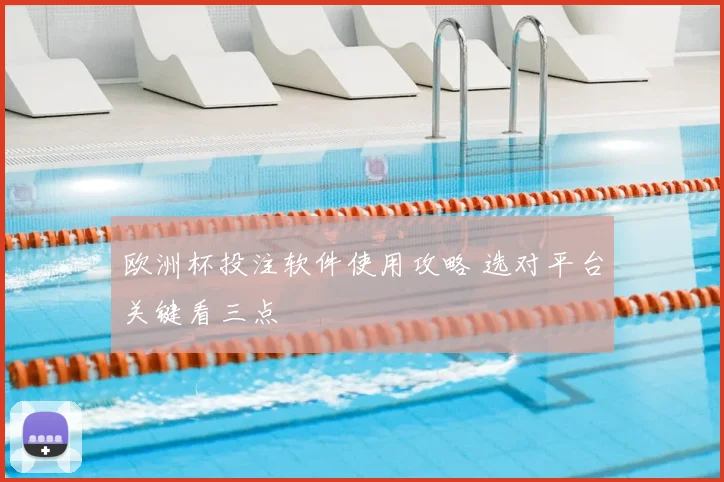 欧洲杯投注软件使用攻略 选对平台关键看三点
